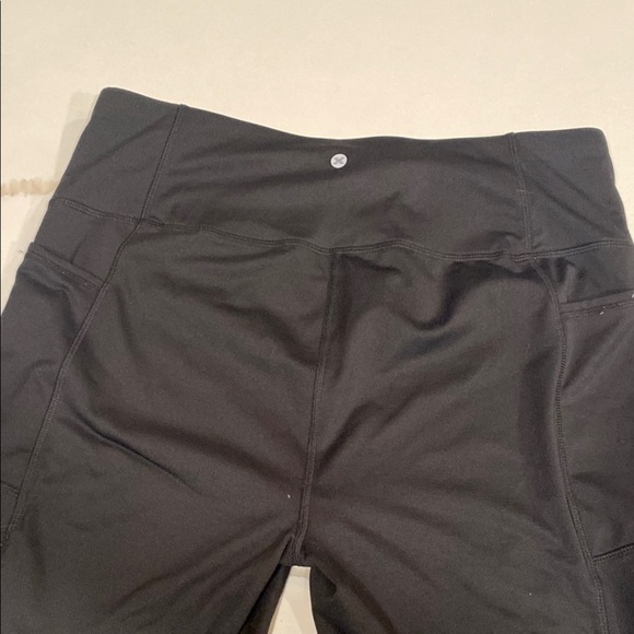 RBX Black Thermal Leggings Women’s XXL New with Pockets - Picture 4 of 5